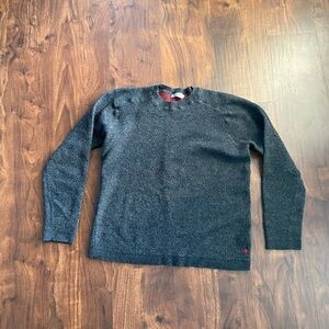 Smartwool Wool Crewneck Sweater Dark Gray Size Large
